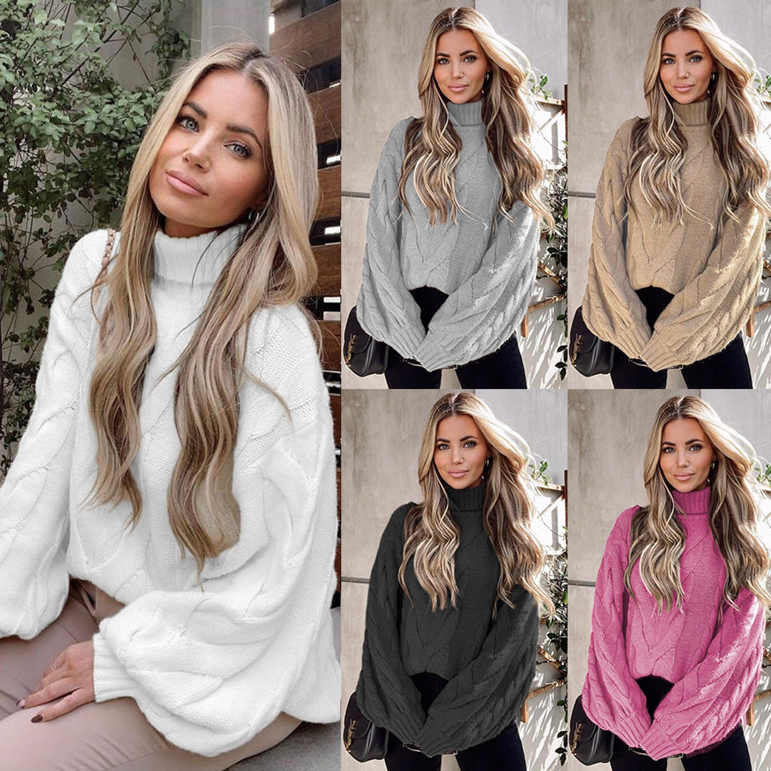 Freya | Warm knit turtleneck