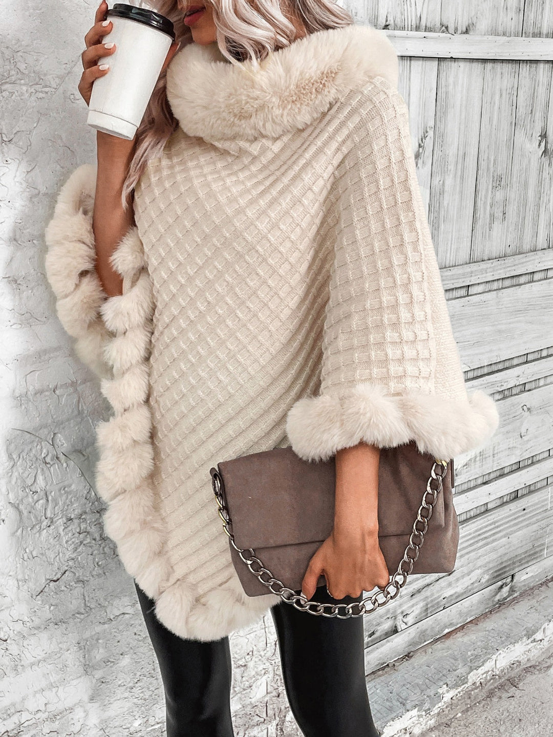 Sharon | Fashionable Winter Poncho