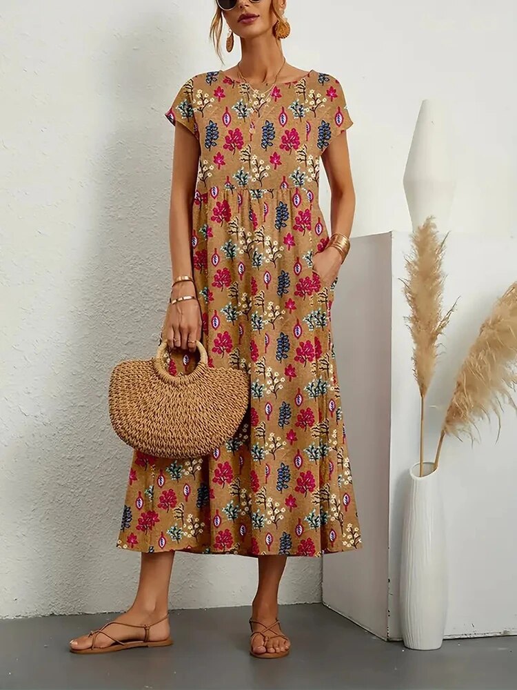 Rita | Elegant Floral Dress