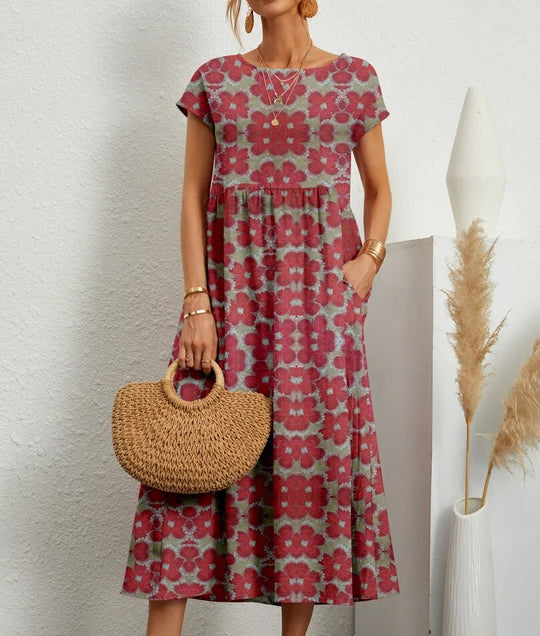 Rita | Elegant Floral Dress